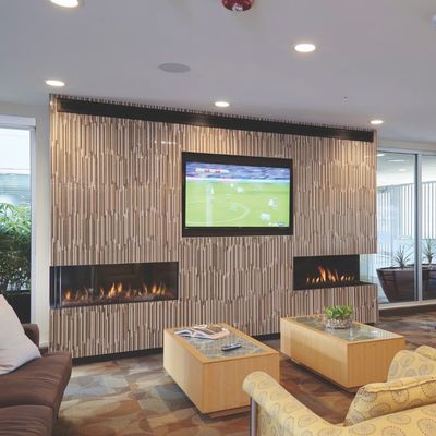 Ortal: Corner Right Side RS 44 Gas Fireplace