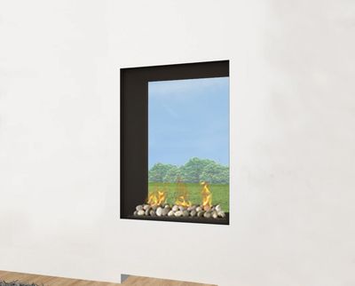 Ortal: Indoor-Outdoor Tu 6080 Double Glass Natural Gas Fireplace