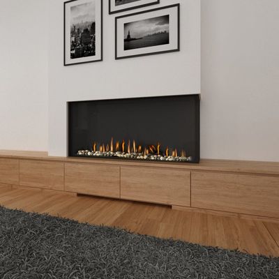 Ortal: Corner Left Side 51H Gas Fireplace