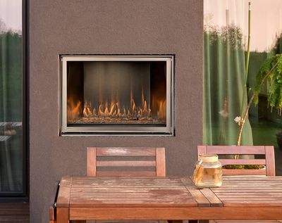 Montigo: 38" Divine Outdoor Modern Fireplace (Standing Pilot)