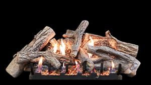 Empire: Fallen Timber gas log set available at CDR Fireplaces