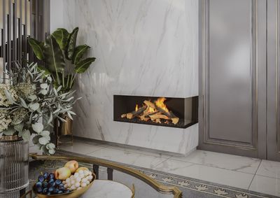 Ortal: Wilderness Corner Right Side 44" Gas Fireplace
