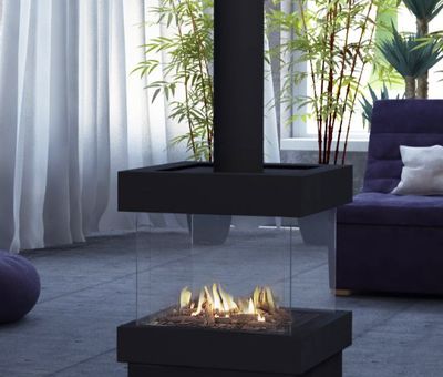 Ortal: Island 20" Gas Fireplace