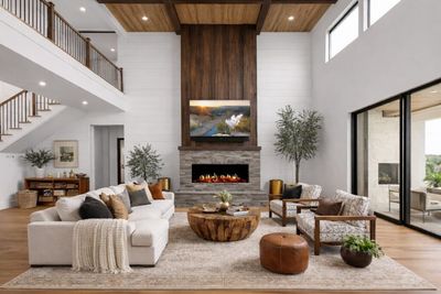 Modern Flames: Orion 100" Multi Heliovision Fireplace