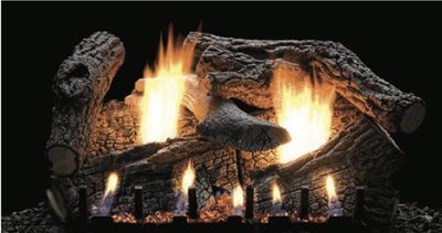 White Mountain Hearth: Super Sassafras Log Set - 24"