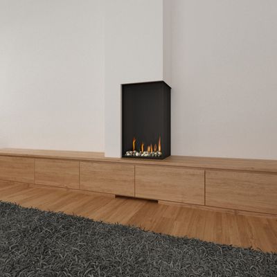 Ortal: Corner Right Side RS 4070 Gas Fireplace