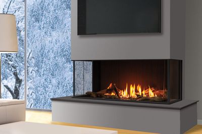 Urbana: U50 Tall Ultra Bay Natural Gas Fireplace