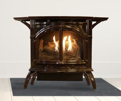 White Mountain Hearth: Vent-Free Small Spirit Cast-Iron Burner Stove (20K IP)