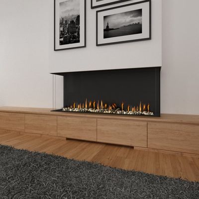 Ortal: Three Sided TS 60H Gas Fireplace
