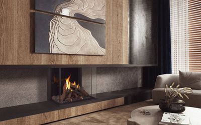 Ortal: Wilderness Three Sided 25H Fireplace