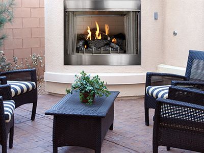 White Mountain Hearth: Carol Rose Coastal Outdoor Premium 42" Firebox