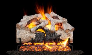 RealFyre: Burnt Aspen (G52) gas log set available at CDR Fireplaces