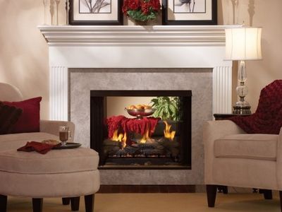 White Mountain Hearth: Breckenridge Vent-Free See-Through Premium 36 Firebox