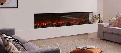 British Fires: New Forest 75-inch Electric Fireplace Engine