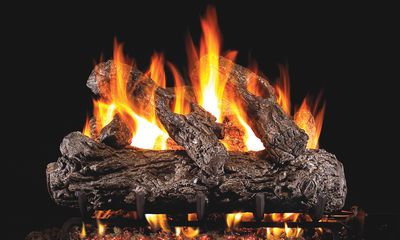 RH Peterson: Rustic Oak Logs - 24"