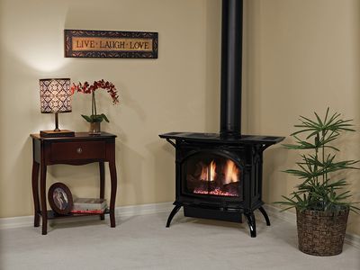 White Mountain Hearth: Medium Spirit Stove - Cast Iron (DV IP)