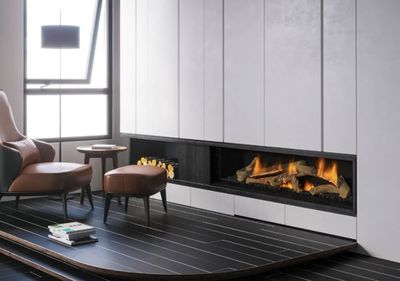 Ortal: Wilderness Front Facing 60" Gas Fireplace