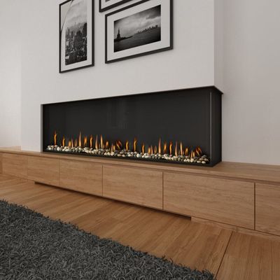 Ortal: Corner Left Side 77H Gas Fireplace