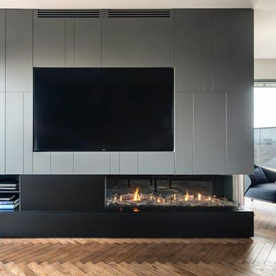 Ortal: Corner Right Side RS 60HH Gas Fireplace