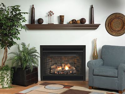 White Mountain Hearth: Keystone Deluxe 42 (Millivolt)